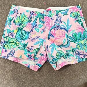 Lilly Pulitzer Pink Floral Women's Shorts